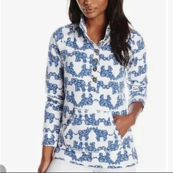 Lilly Pulitzer Tops - Lilly Pulitzer Captain Pullover